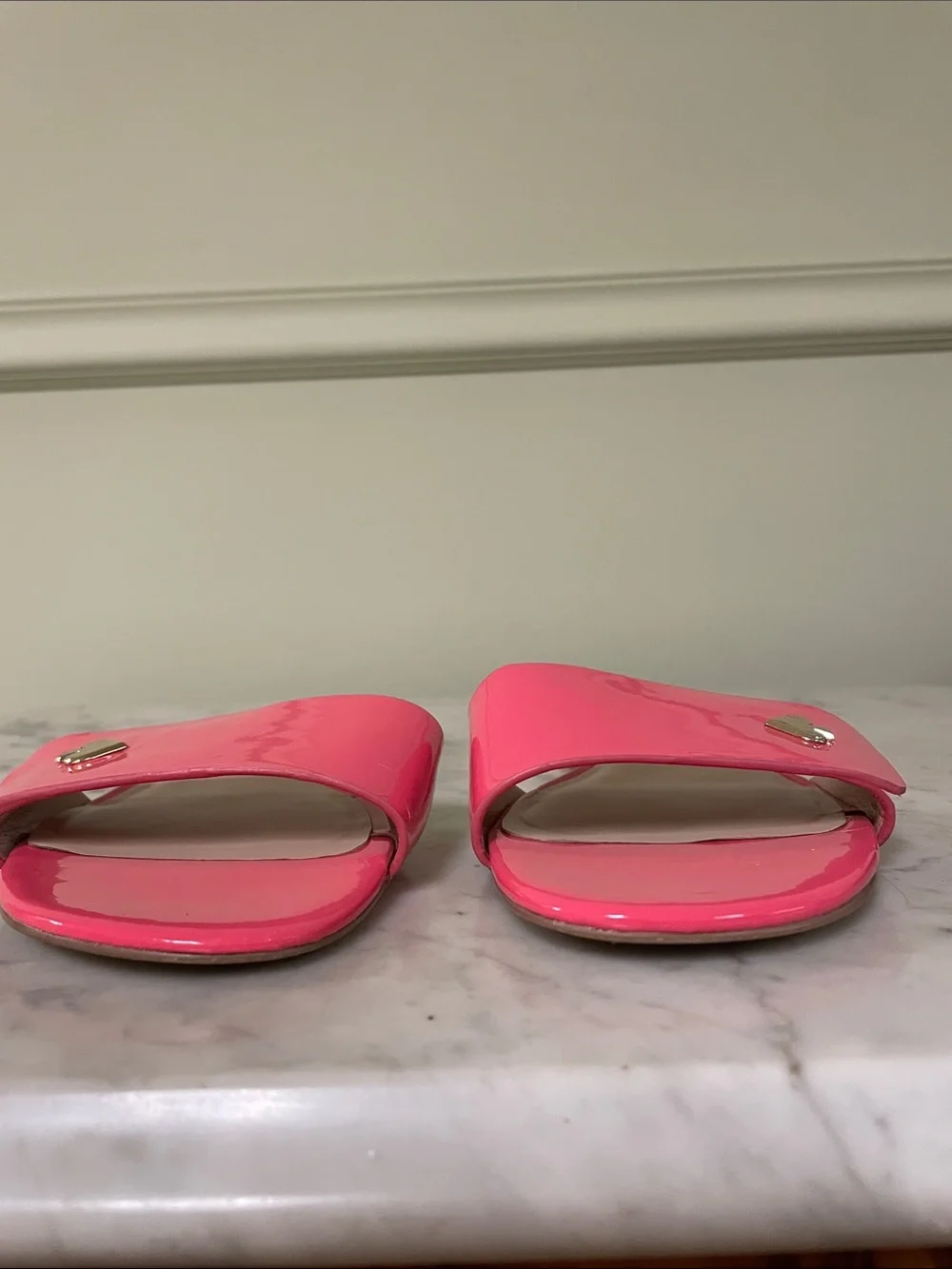 Kate Spade Farrow Patent Leather Sandals - Size 10.5
